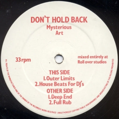 MYSTERIOUS ART - Don't Hold Back