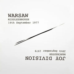 WARSAW / JOY DIVISION - Warsaw Middlesbrough 14th September 1977 / Joy Division Manchester 28th September 1979