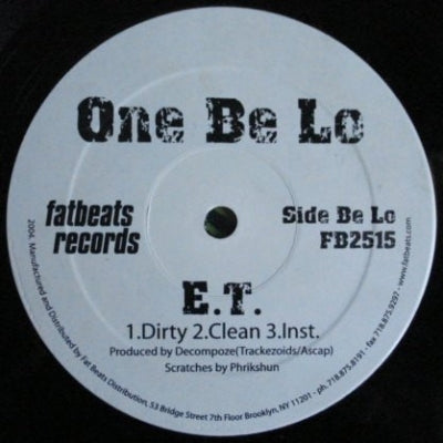 ONE BE LO - Rocketship / E.T.