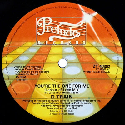 D TRAIN - You're The One For Me / Keep On