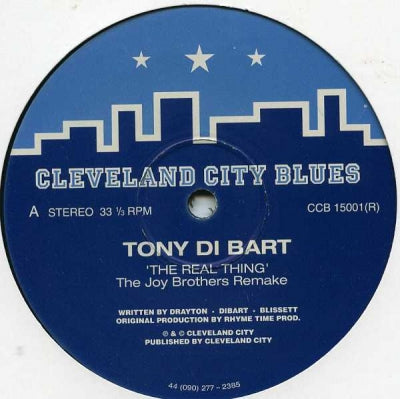 TONY DI BART - The Real Thing