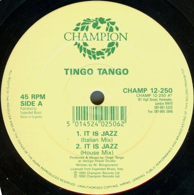 TINGO TANGO - Is It Jazz