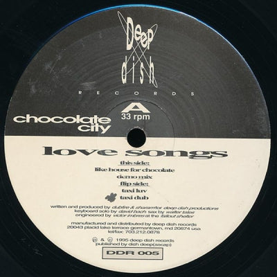 CHOCOLATE CITY - Love Songs
