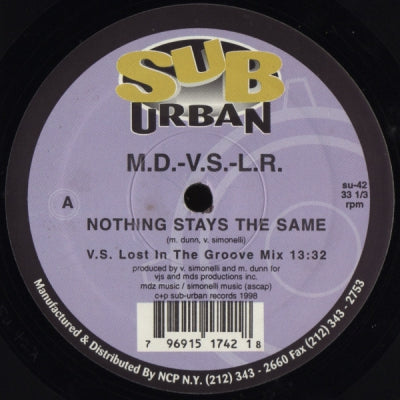 M.D.-V.S.-L.R. - Nothing Stays The Same