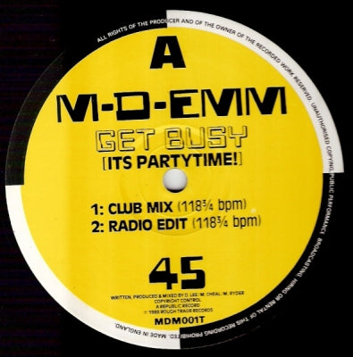 M-D-EMM - Get Busy (It's Party Time!)