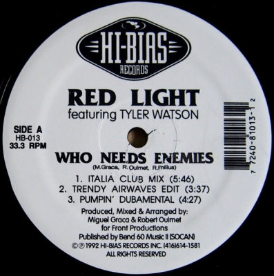 RED LIGHT - Who Needs Enemies (remixes)