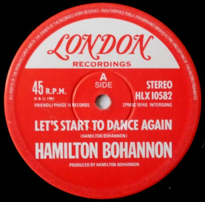 HAMILTON BOHANNON - Let's Start To Dance Again / Let's Start The Dance