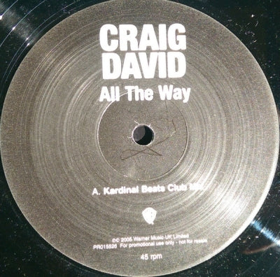CRAIG DAVID - All The Way
