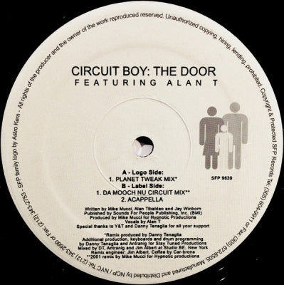 CIRCUIT BOY FEATURING ALAN T - The Door (Remixes)