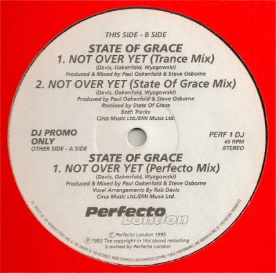 STATE OF GRACE - Not Over Yet