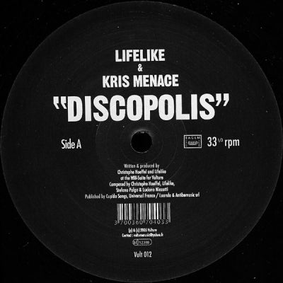 LIFELIKE & KRIS MENACE - Discopolis