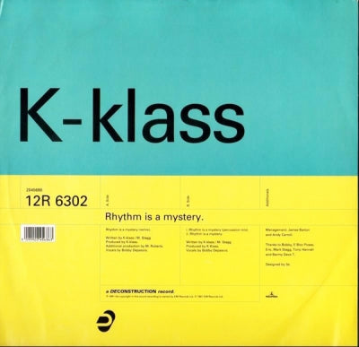 K-KLASS - Rhythm Is A Mystery