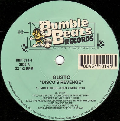 GUSTO - Disco's Revenge