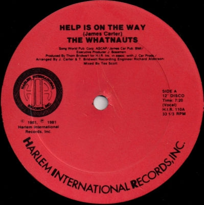 THE WHATNAUTS - Help Is On The Way.
