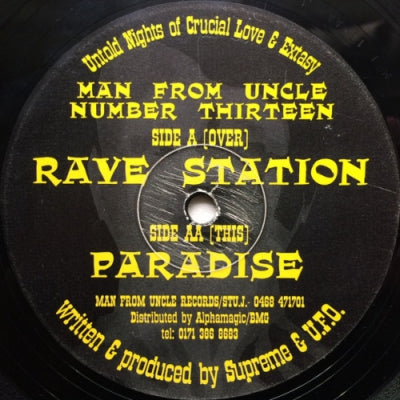 SUPREME & U.F.O. - U.F.O. Meets Supreme Part 2 (Rave Station / Paradise)