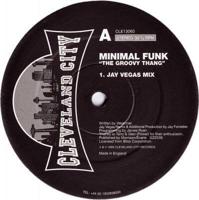 MINIMAL FUNK - The Groovy Thang