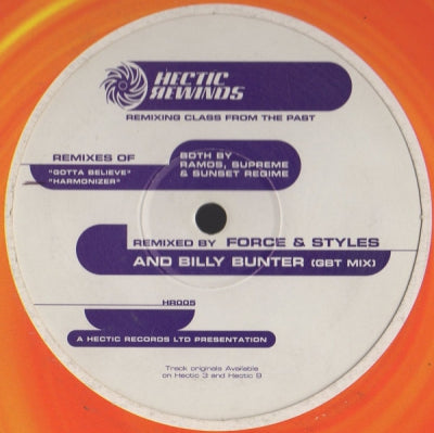 RAMOS, SUPREME & SUNSET REGIME - Gotta Believe / Harmonizer (Remixes)