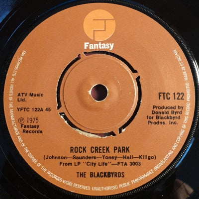 THE BLACKBYRDS - Rock Creek Park