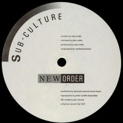 NEW ORDER - Sub-Culture