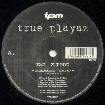 DJ ZINC - Reach Out (Remix) / Damn
