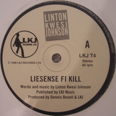 LINTON KWESI JOHNSON - Liesense Fi Kill