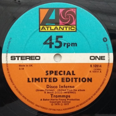 THE TRAMMPS - Disco Inferno