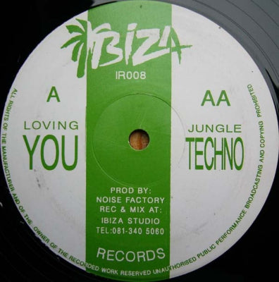 NOISE FACTORY - Loving You / Jungle Techno