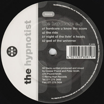 THE HYPNOTIST - The Hardcore EP
