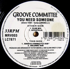 GROOVE COMMITTEE - You Need Someone