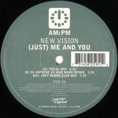 NEW VISION - (Just) Me And You