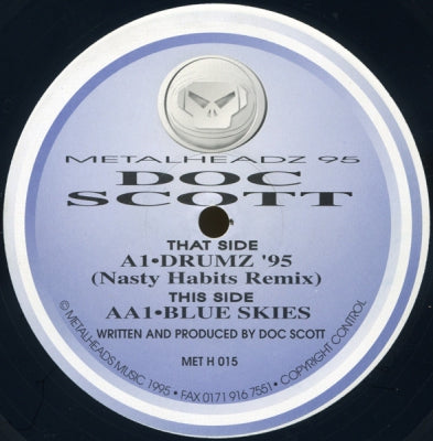 DOC SCOTT - Drumz '95 (Remix) / Blue Skies
