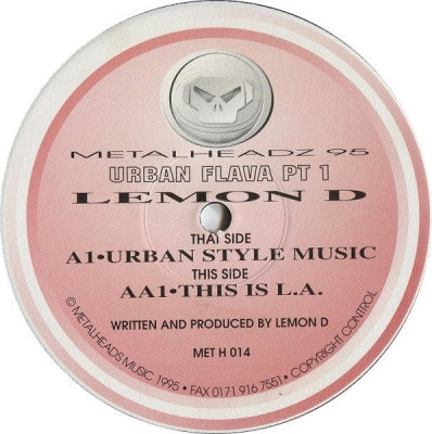 LEMON D - Urban Flava, Part 1 (Urban Style Music / This Is L.A.)