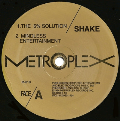 SHAKE - The 5% Solution / Mindless Entertainment / Day Of Reconing / My Name Is Binky