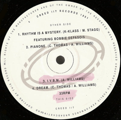 K-KLASS - Rhythm Is A Mystery / Pianone / I.V.B.M. / Dream