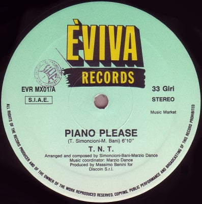 TNT - Piano Please / New Generation