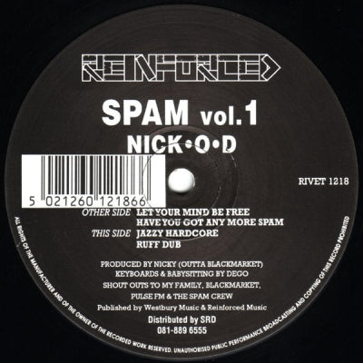 NICK O-D - Spam Vol.1