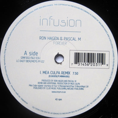 RON HAGEN & PASCAL M - Forever / Dreams Of Sirens