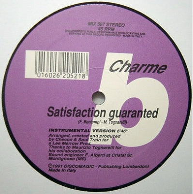 CHARME - Satisfaction Guaranteed