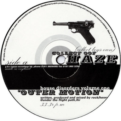 HAZE - House Disorders Volume One