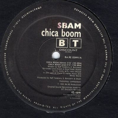 SBAM - Chica Boom / I Want My Freedom