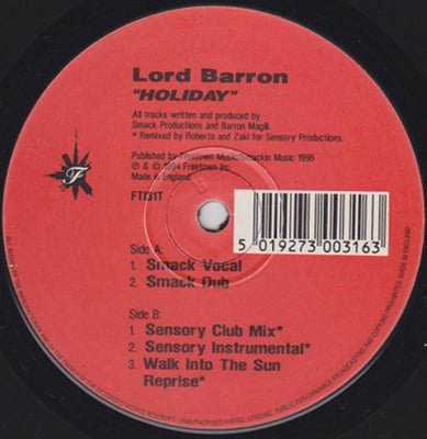 LORD BARRON - Holiday