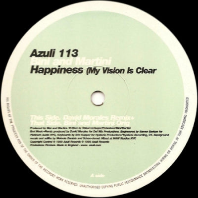 BINI AND MARTINI - Happiness (My Vision Is Clear)