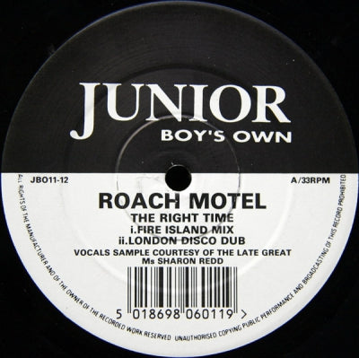 ROACH MOTEL - The Right Time / Movin' On