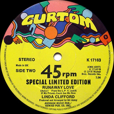 LINDA CLIFFORD - Runaway Love / If My Friends Could See Me Now