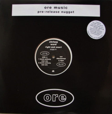 CHRISSY WARD - Right And Exact