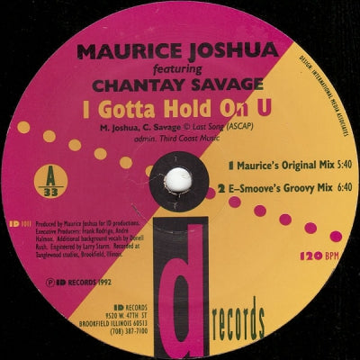 MAURICE JOSHUA - I Gotta Hold On U