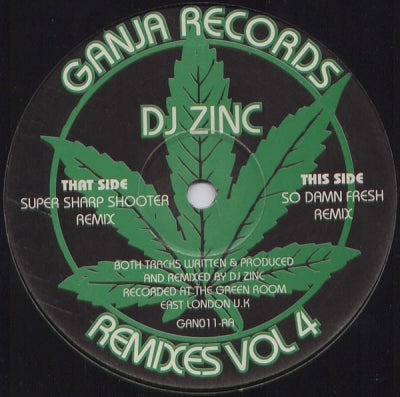 DJ ZINC - Remixes Vol 4 (Super Sharp Shooter / So Damn Fresh)