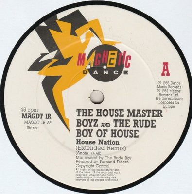THE HOUSE MASTER BOYZ & THE RUDE BOY OF HOUSE - House Nation