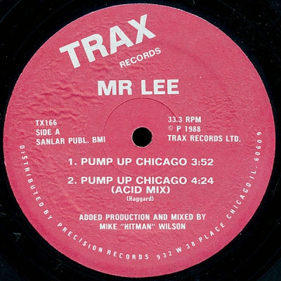MR. LEE - Pump Up Chicago / Pump Up London / Pump Up New York