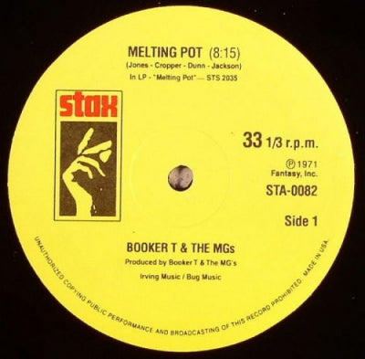 BOOKER T & THE MG'S / BAR-KAYS - Melting Pot / Soul Finger